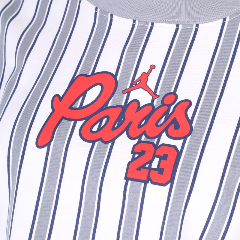 женская белая футболка Jordan Paris Saint-Germain Graphic T-Shirt DM4998-100 - цена, описание, фото 2